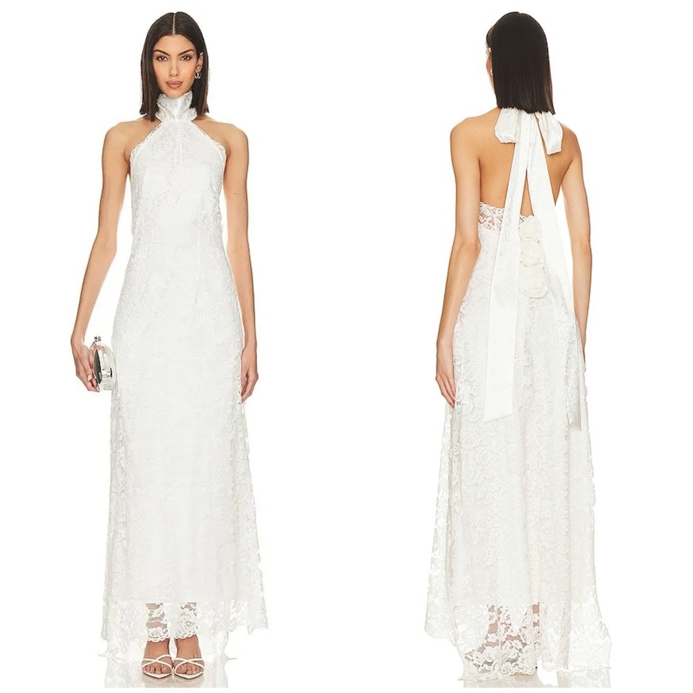 For Love and Lemons Verity Gown in White Size S